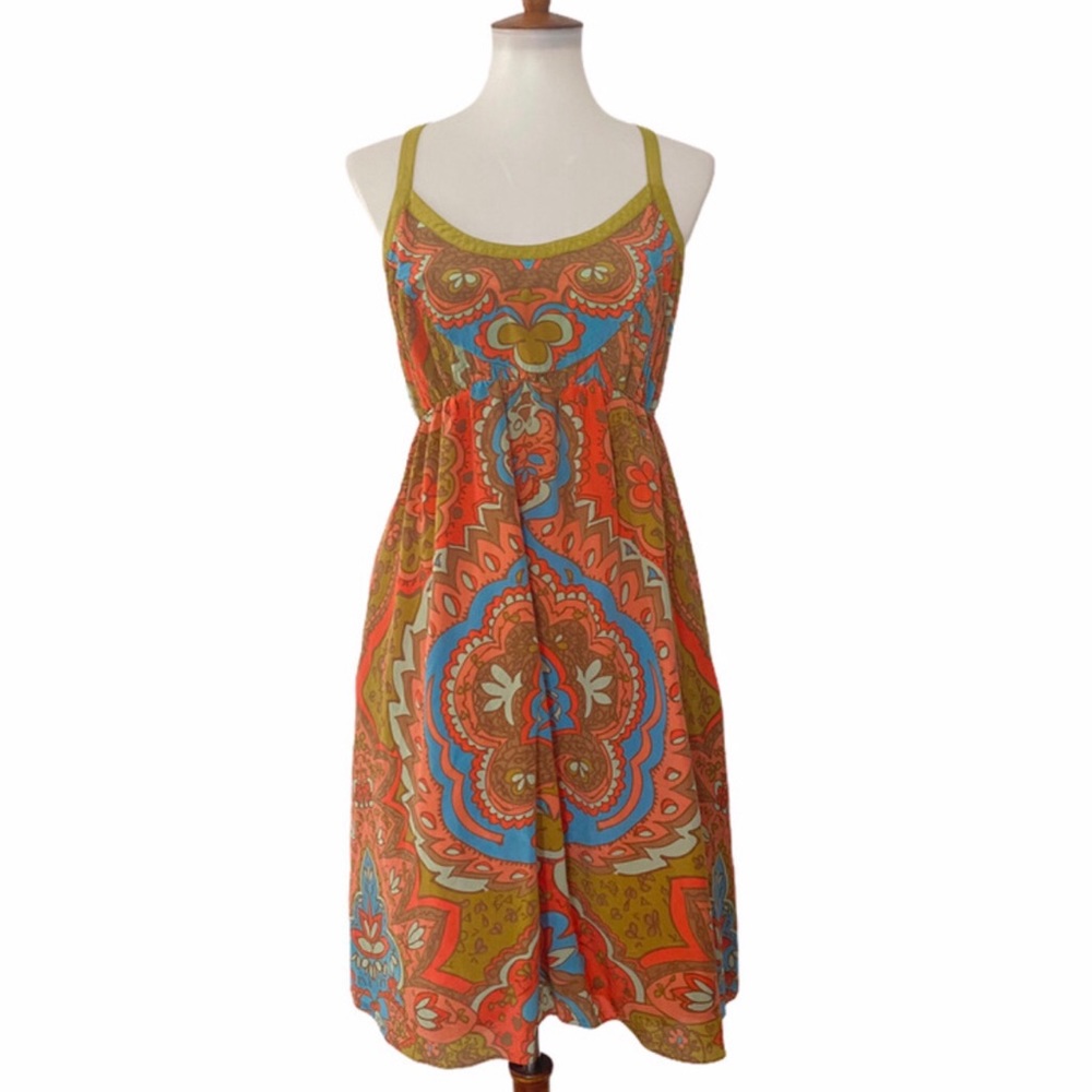 🔥SALE🔥 ANTHROPOLOGIE SILK RACERBACK DRESS SIZE 0